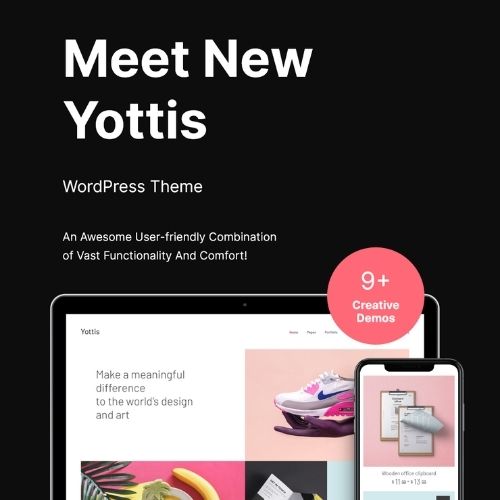 Yottis | Personal Creative Portfolio WordPress Theme + Store